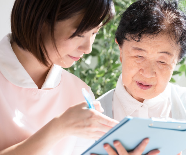 療養生活指導、医療的処置の実施・相談指導